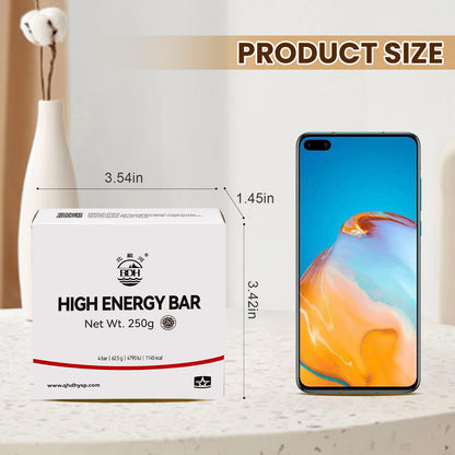 Emergency Food Ration Bars 1 Pack, Original Flavor Survival Tabs Supply for Outdoor Camping Emergency Snowstorm Earthquake Disaster Preparedness Kit with 20 years Long Self Life, 250g/bar