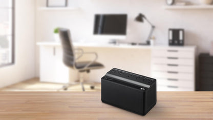 APC UPS Battery Backup Surge Protector, 425VA Backup Battery Power Supply, BE425M, Black