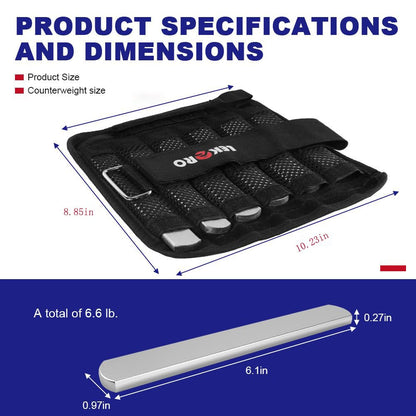 Wrist Arm Weights, Adjustable Wrist Weights, Removable Wrist Ankle Weights for Men Women, for Fitness, Walking, Jogging, Workout, Running, 1Pair 2 Pack (Max 6.6 LBS)