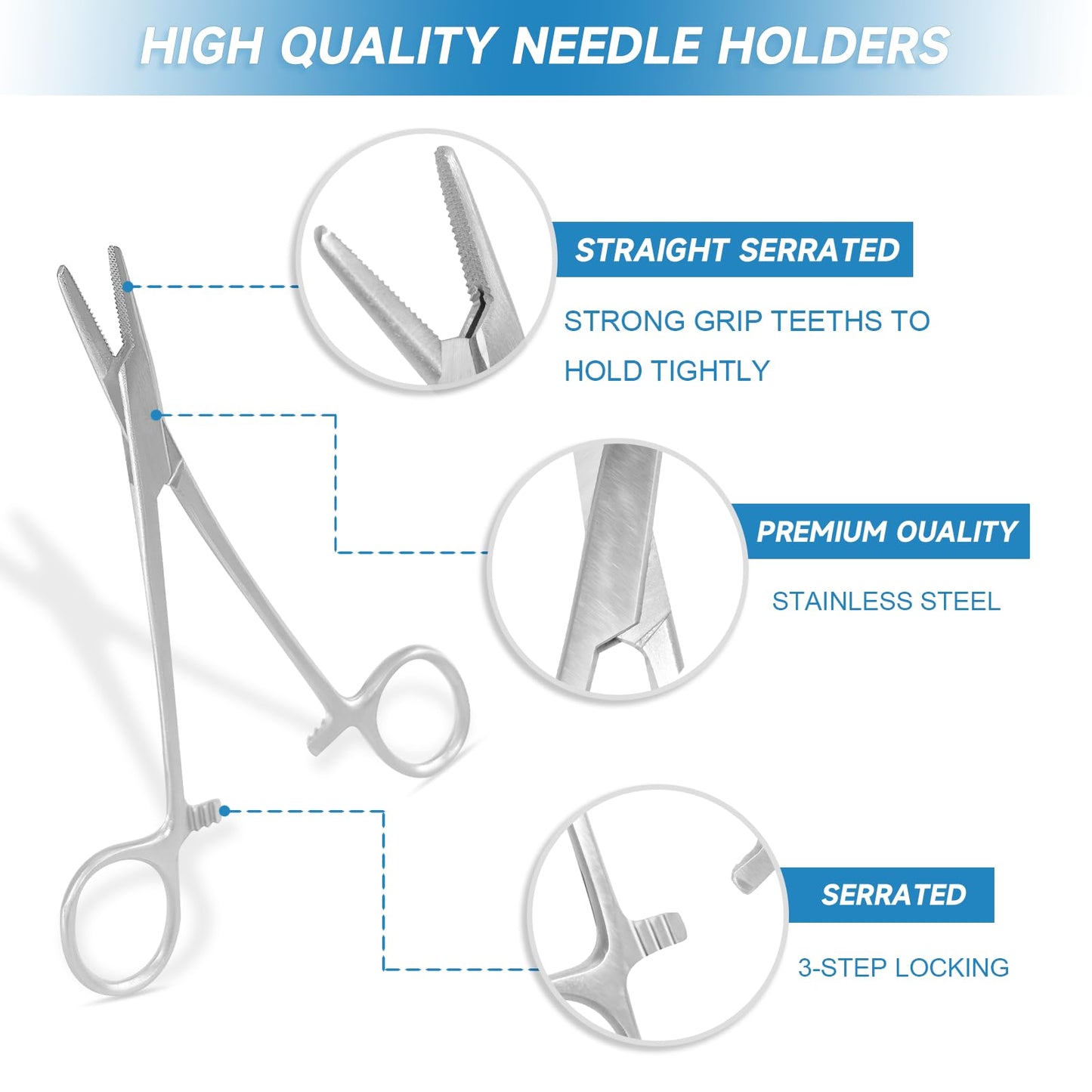 Spectabilis Suture Practice Kit for Medical Students, Silicone Pad Surgery Wounds Closure Suturing, Supplies for Vet Nursing Students Surgical Stitches Kits De Suturas Med School Essentials.