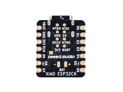 Seeed Studio XIAO ESP32C6-2.4 GHz WiFi 6, Bluetooth 5.3, Zigbee, Thread (802.15.4), ESP Rain Maker, AWS IoT, Support Microsoft Azure, Smart Home
