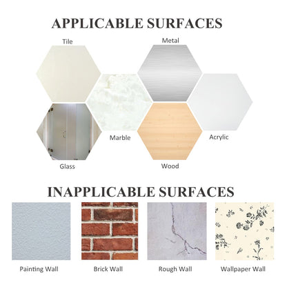 VIS'V Adhesive Towel Hooks, Waterproof Shower Wall Stick on Hooks, 2 Extra Adhesive Strips, Black, 4 Pcs