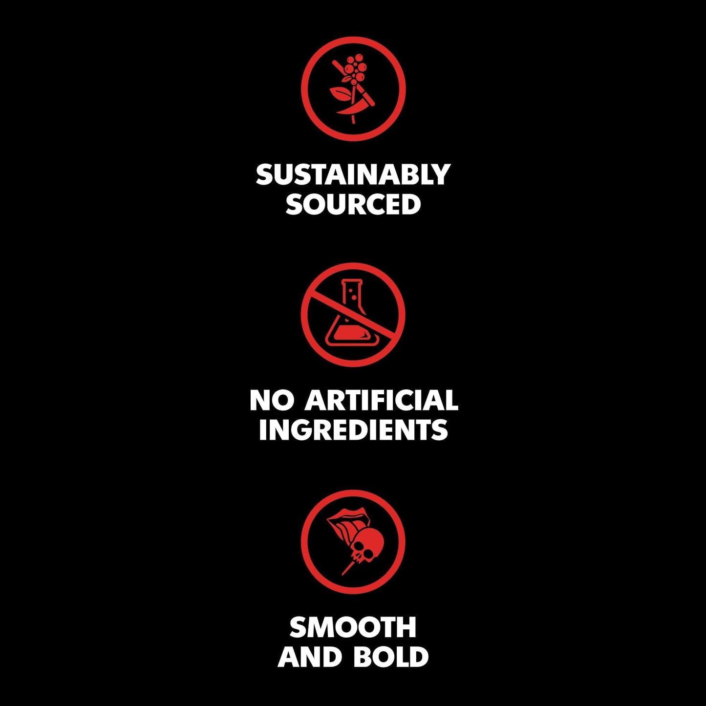 Death Wish Coffee, Organic and Fair Trade Dark Roast Ground Coffee, 16 oz