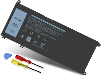DMKAOLLK 56WH 33YDH Laptop Battery for Dell Inspiron 17 7000 7778 7779 7786 7773 15 7577 G3 3579 3779 G5 5587 G7 7588 Latitude 13 3380 14 3490 15 3590 3580 PVHT1 P30E 81PF3 081PF3 12 Months Warranty