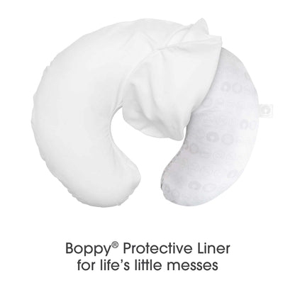 Boppy Original Nursing Pillow Liner, Bright White, Machine Washable and Wipeable, Extends Time Between Washes, Liner Only