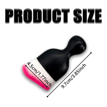 tobenbone Car Interior Detailing Brush, Ultra Soft Non-Scratch Dust Brush, Car Interior Cleaning Tool for Cleaning Panels, Air Vent, Leather (White & Pink)