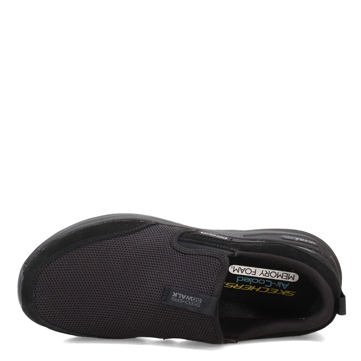 Skechers Men's Go Walk Outdoor-Athletic Slip-On Trail Hiking Shoes with Air Cooled Memory Foam, Black, 10