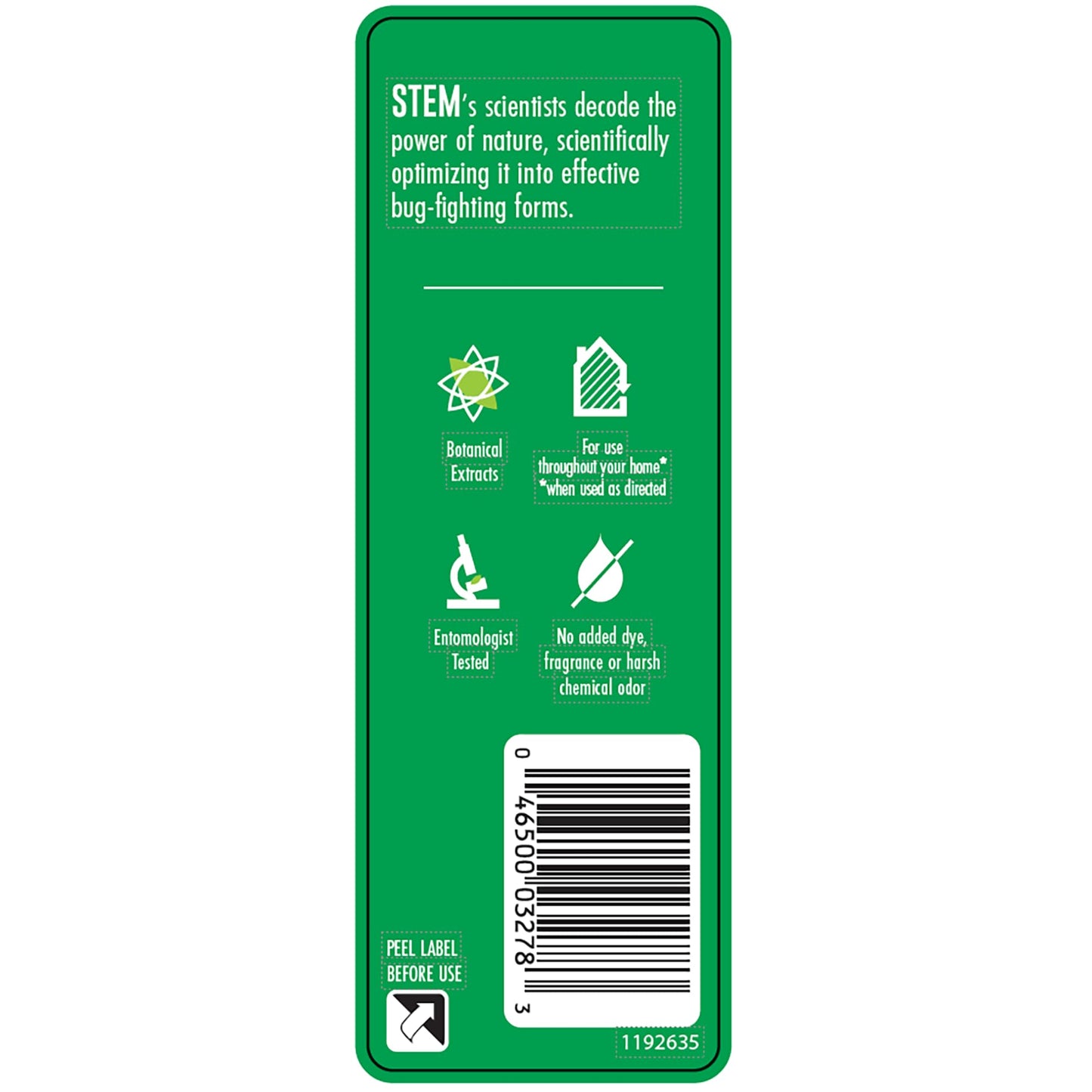STEM Kills Ants, Roaches And Flies: Plant-Based Active Ingredient Bug Spray, Botanical Insecticide For Indoor And Outdoor Use; 12 fl oz (Pack Of 1)