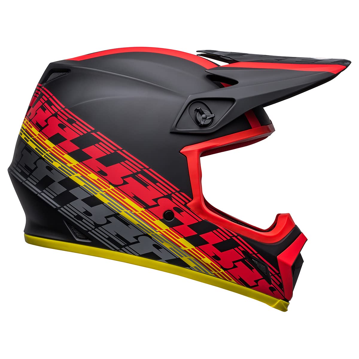 Bell MX-9 MIPS Dirt Helmet (Offset Matte Black/Red - 2X-Large)