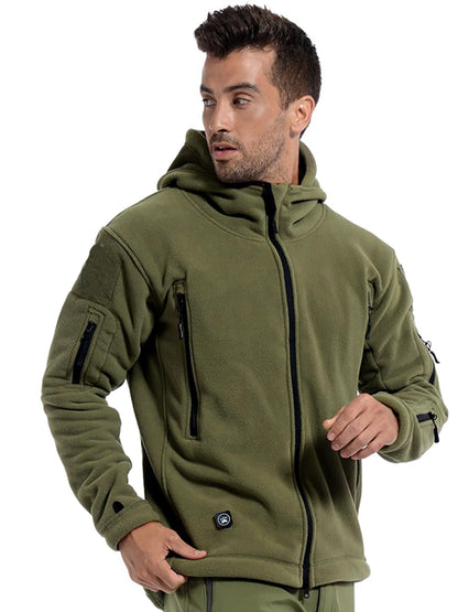 ReFire Gear Men's Warm Military Tactical Sport Fleece Hoodie Jacket