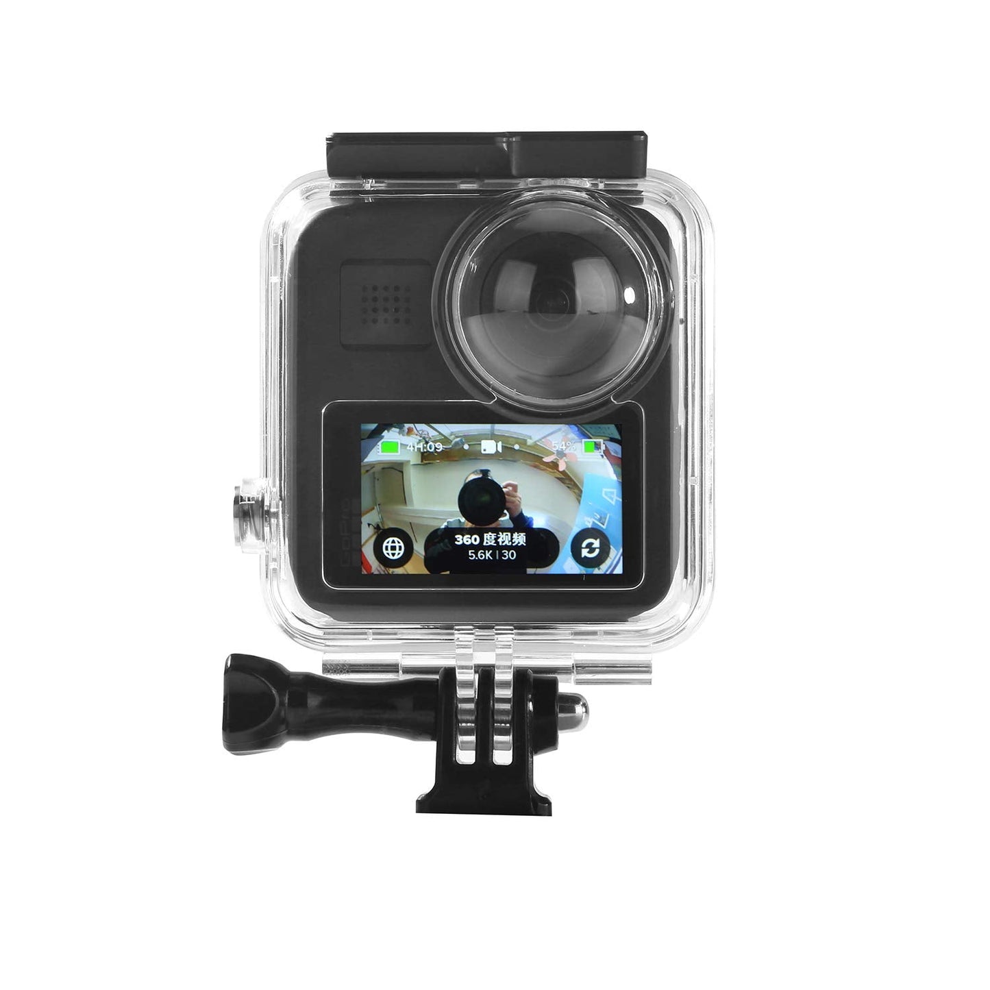 Waterproof Housing Case for Gopro Max Action Camera, Underwater Diving Protective Shell 30M with Bracket Accessories (Not for MAX 360 2025)