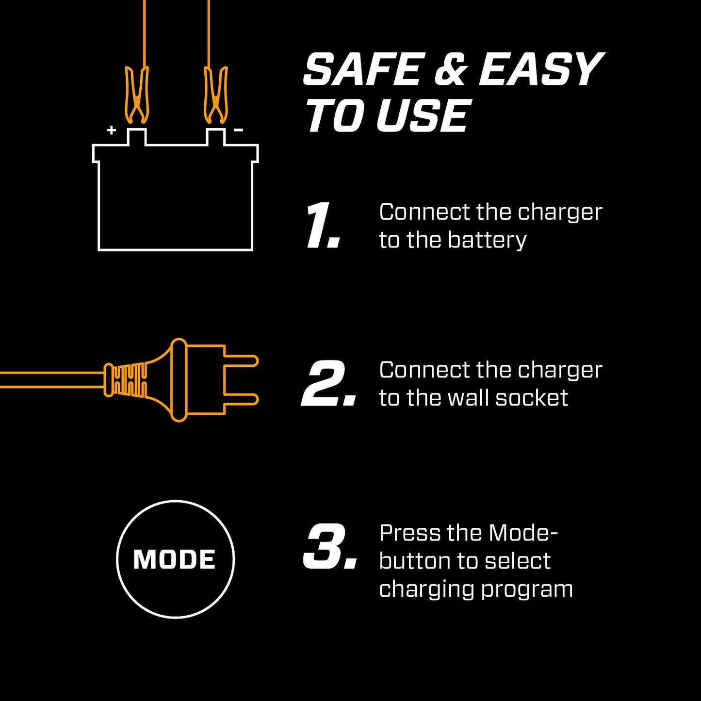 CTEK MXS 5.0, Fully Automatic 12V 4.3 Amp Battery Charger and Maintainer, Unique 8 Step Charging, Simple Plug and Play Operation, Desulphation Function with Built-in Temperature Compensation