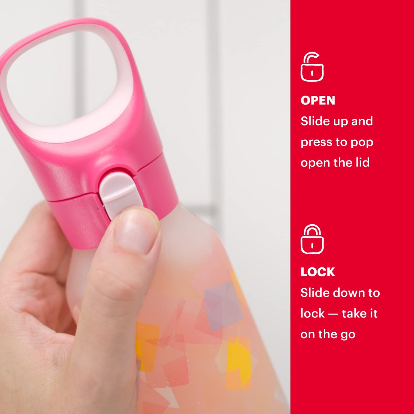 Pyrex 24-Oz Color Changing Glass Water Bottle with Silicone Coating, Leakproof and Textured Glass Reusable Water Bottle with Flip-Top Lid, Eco-Friendly, BPA-Free Silicone Coating, Happy Floral