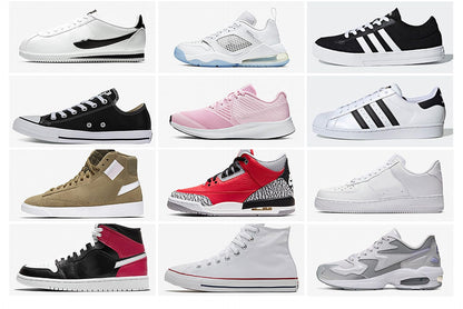 Stepace [2 Pairs Flat Shoe Laces for Sneakers 5/16" Width 30"-72" Length 26 Color Shoelaces Black 45"(114 cm)