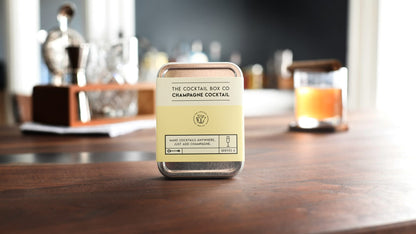 The Cocktail Box Co. Champagne Cocktail Kit - Hand Crafted Cocktails for Him or Her - 1 Kit