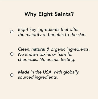 Eight Saints Chase the Sun Broad Spectrum SPF (30) Face Moisturizing Sunscreen, Natural and Organic Mineral-Base Sun Protection Daily Face Moisturizer, 2 Ounces, New Formula