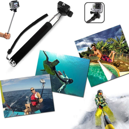 VVHOOY Universal Action Camera Accessories Bundle Head Chest Strap Mount/Selfie Stick/Floating Hand Grip Compatible with Dragon Touch/AKASO EK7000 Brave 4 5 6 7 LE V50X/GoPro Hero 13 12 11 10 9 8 7
