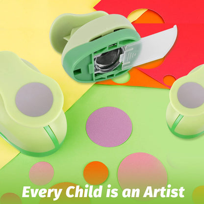 UCEC Circle Punch, 1.25 Inch Circle Hole Punch, Paper Punch Circles Craft Punch Handmade Paper Punch for Crafting Scrapbooking Cards Arts Fun Projects