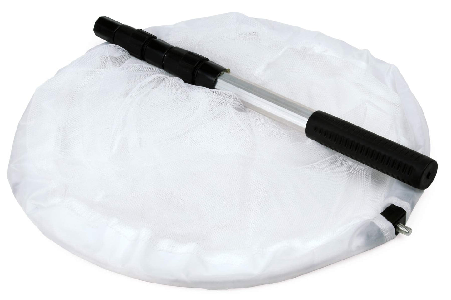 RESTCLOUD Butterfly Net with 16" Ring, 36" Net Depth, Handle Extends to 36 Inches (16" Ring, 36" Handle)