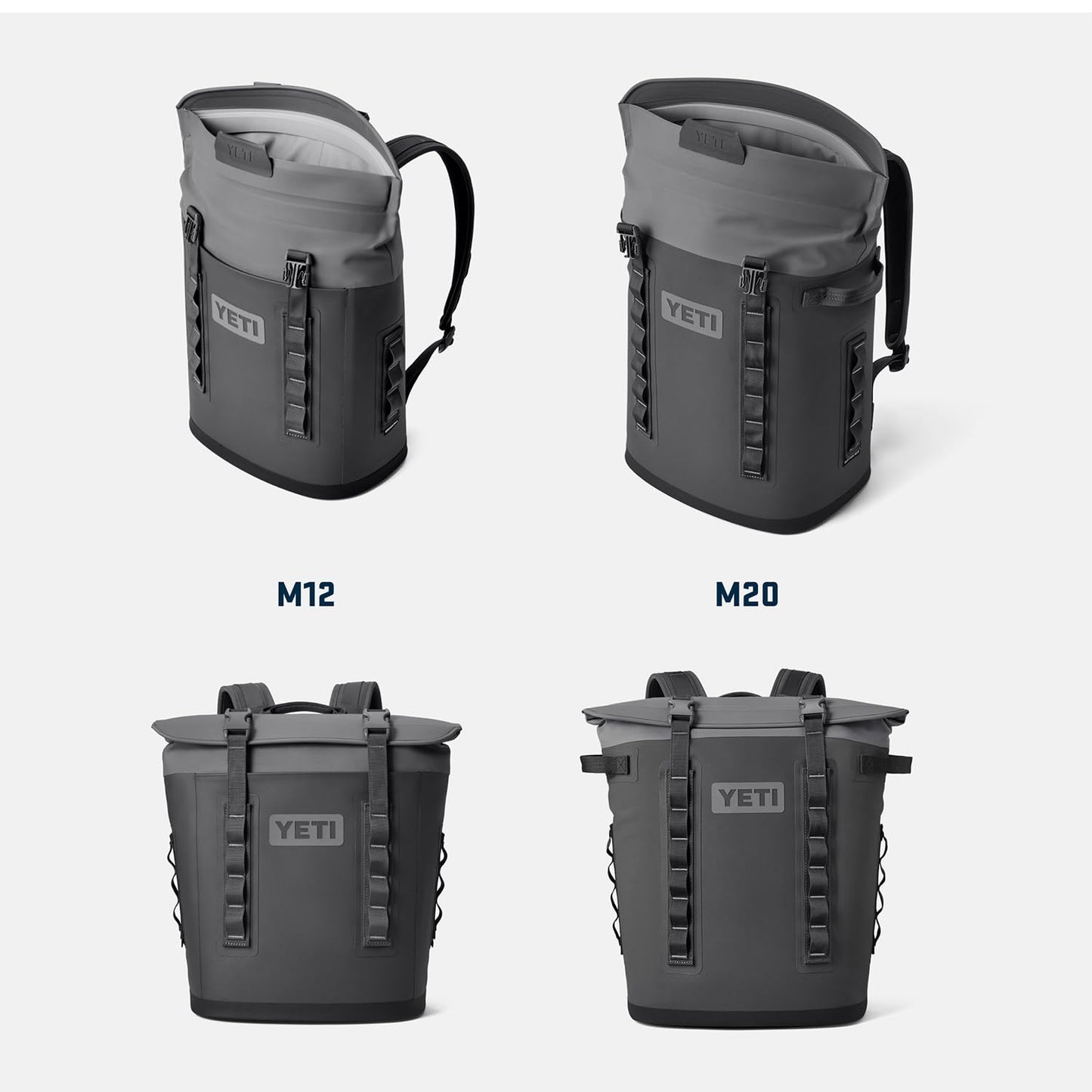 YETI Hopper M12 Backpack Soft Sided Cooler with MagShield Access, Olive