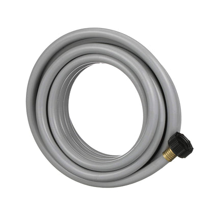 Valterra Flushing Hose for RVs, Campers, Trailers - 1/2" x 25', Gray