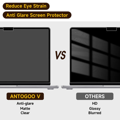 2 Pack Compatible with MacBook Air 15 Inch Screen Protector (M2, M3, M4), Matte Anti Glare Film Anti Scratch for Mac Air 15.3'' (2023-2025)