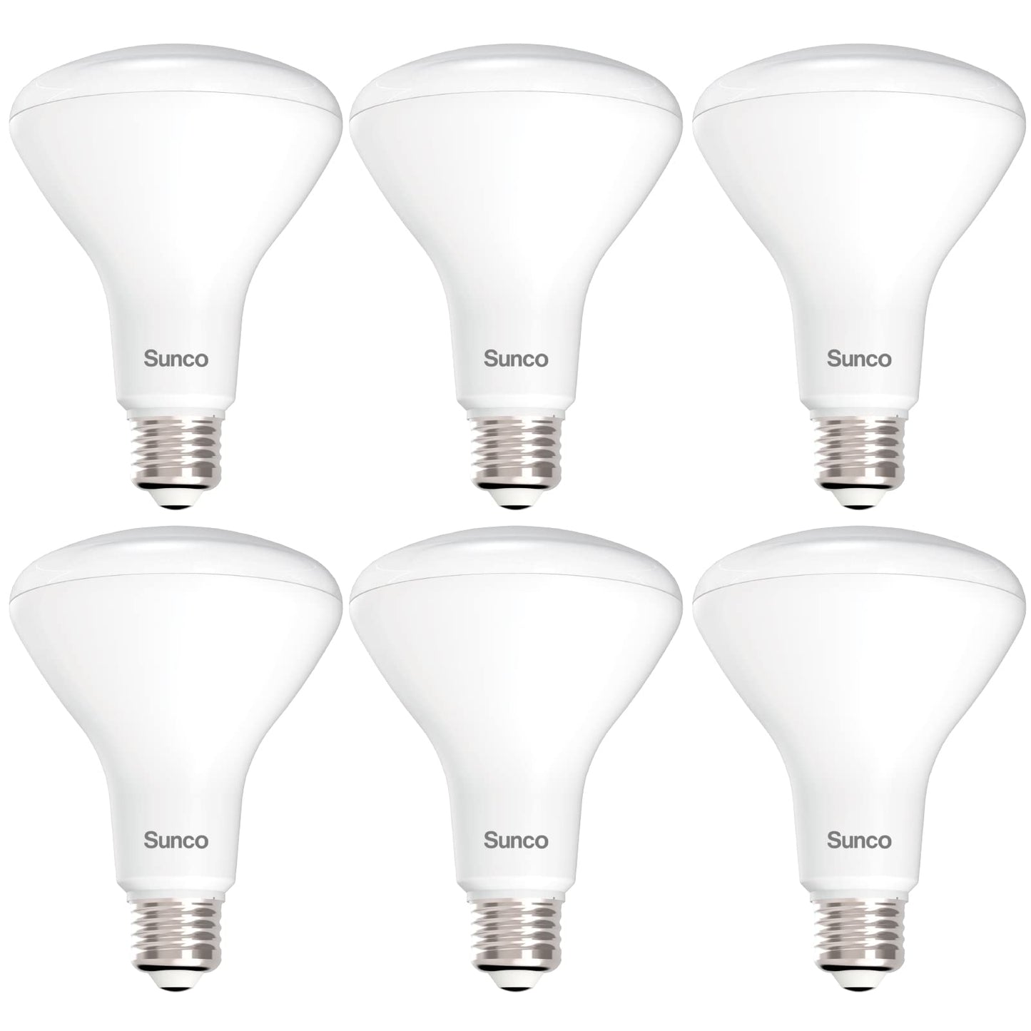 Sunco 6 Pack BR30 Light Bulb LED Recessed Can Light Bulbs, Indoor Flood Lights 850 LM, 11W (65W Equivalent), 3000K Warm White, Dimmable, E26 Base, for Home, Kitchen, Bedroom UL