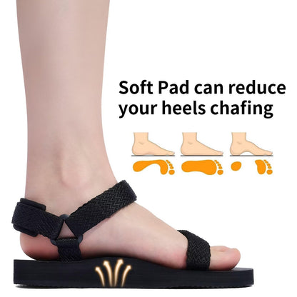 YOCCI Women's Original Sport Sandals Hiking Sandals with Arch Support Yoga Mat Insole Light Weight Outdoor Water Shoes