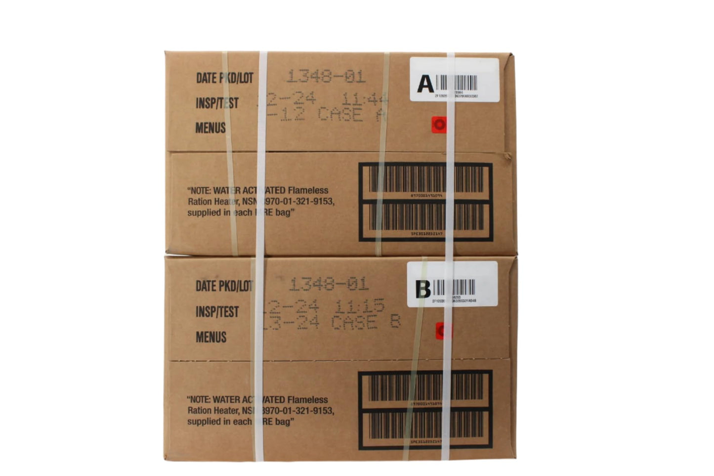 Wornick Sopacko, Ameriqual MRE Meals Ready to Eat Inspection 2024, 2025 or Better, Emergency Food Supply, Survival Camping Outdoor 12 Pack(A & B Case Bundle, 2, Count)