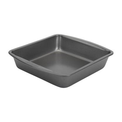 GoodCook Everyday Nonstick Steel Square Pan, 8", Gray