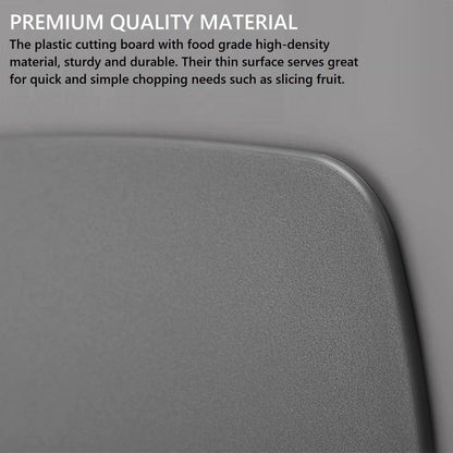 Cutting Boards for Kitchen,Plastic Cutting Board Set of 3, Thick Chopping Boards for Meat, Veggies, Fruits, with Easy Grip Handle,Dishwasher Safe (Pink, 3Pcs)