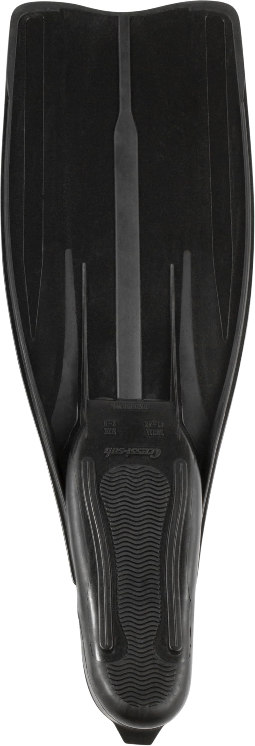 Cressi Adult Reactive Full Foot Pocket Scuba Diving Fins | Pro Star: Made in Italy,Black
