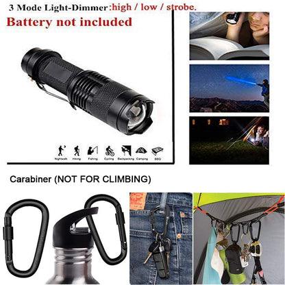 XUANLAN Emergency Survival Kit 13 in 1, Outdoor Survival Gear Tool with Survival Bracelet, Fire Starter, Whistle, Wood Cutter, Water Bottle Clip, Pen (Survival Kit 1)