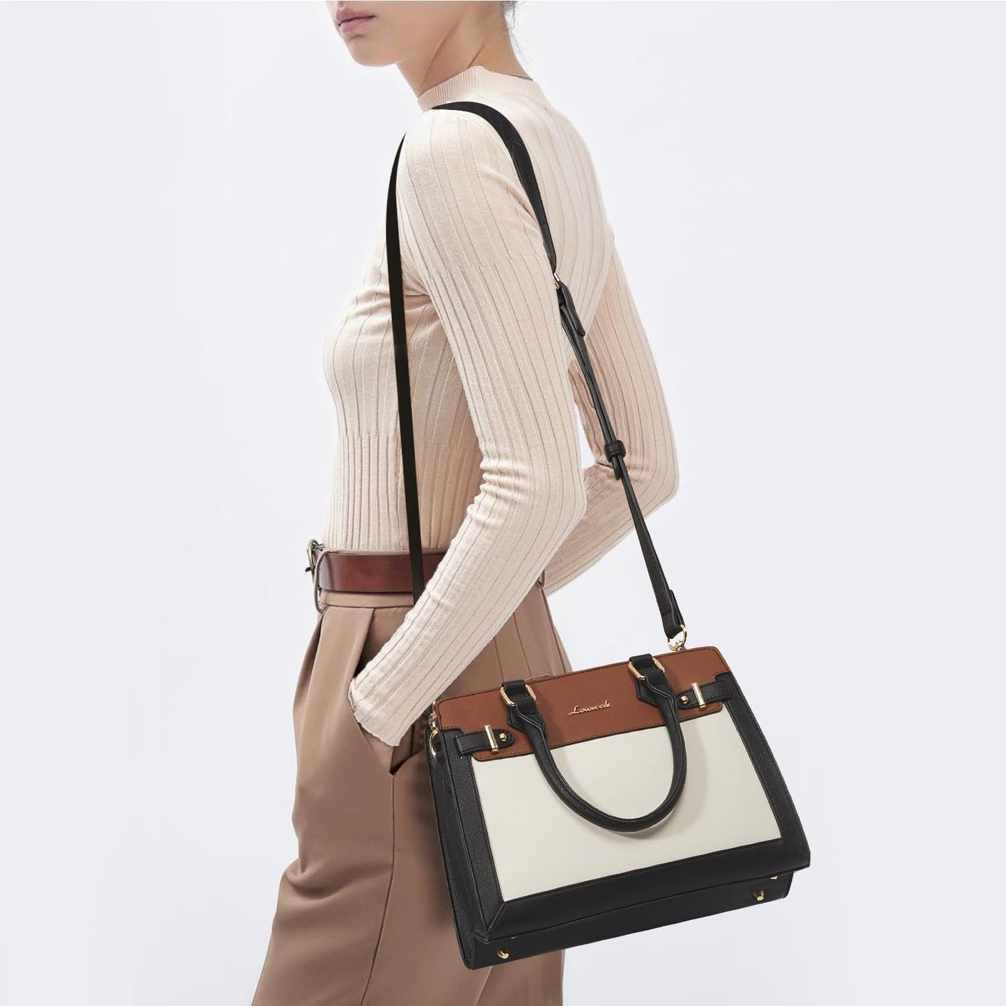 LOVEVOOK Purses for Women, Handbags for Women Tote Shoulder Bag Satchel and PU Leather Top Handle for ladies