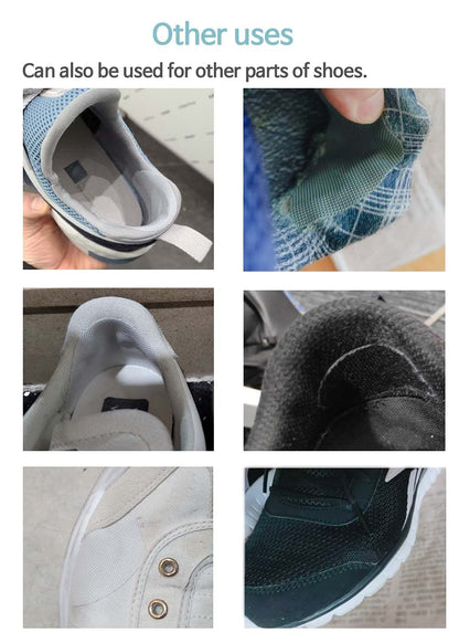 Shoe Toebox Toeburst Blowout Hole Prevention Insert/Patch (Black)