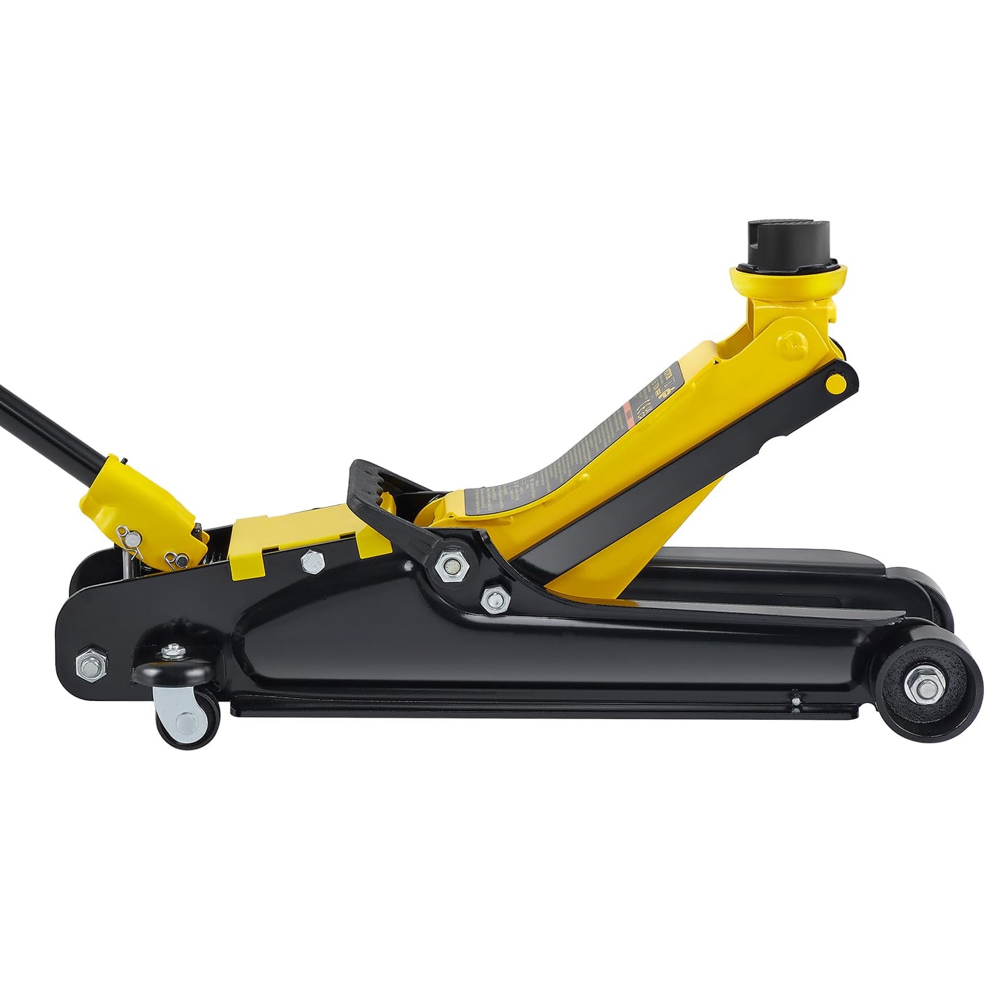 VEVOR 2.5 Ton Low Profile, Heavy-Duty Steel Racing Floor Jack with Single Piston Lift Pump, Lifting Range 3.35"-14.96"