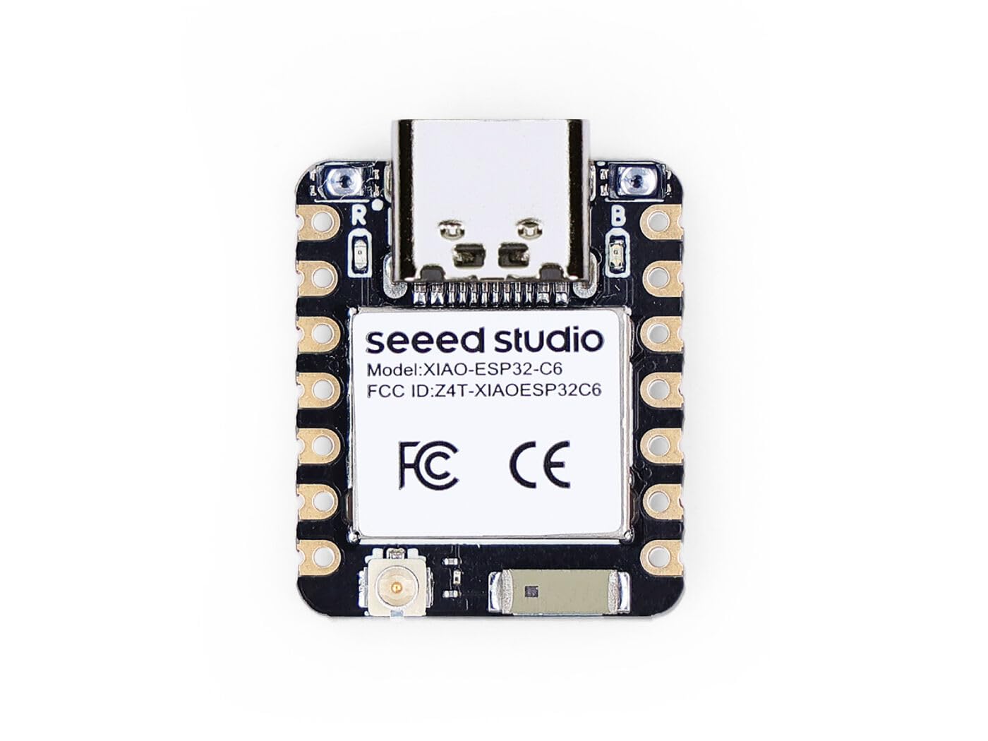 Seeed Studio XIAO ESP32C6-2.4 GHz WiFi 6, Bluetooth 5.3, Zigbee, Thread (802.15.4), ESP Rain Maker, AWS IoT, Support Microsoft Azure, Smart Home