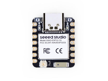 Seeed Studio XIAO ESP32C6-2.4 GHz WiFi 6, Bluetooth 5.3, Zigbee, Thread (802.15.4), ESP Rain Maker, AWS IoT, Support Microsoft Azure, Smart Home