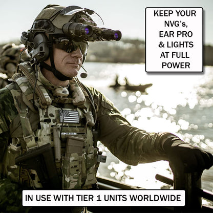 Thyrm CellVault Battery Storage (Flat Dark Earth) Case for AA, AAA, CR123 batteries, survival gear, matches, Made in USA