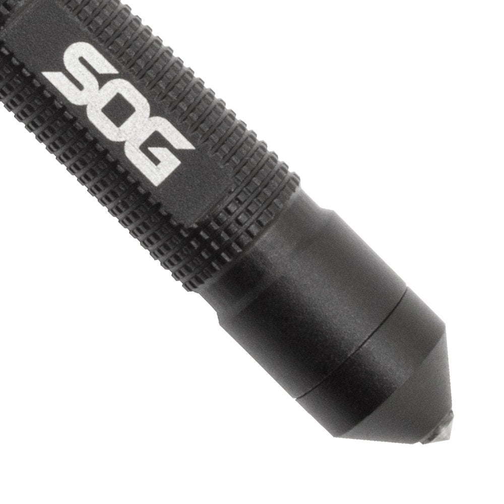 SOG Flint 4.3" Survival & Defense Portable Compact Tool for Outdoors and Emergencies | Includes Glass Breaker and Whistle