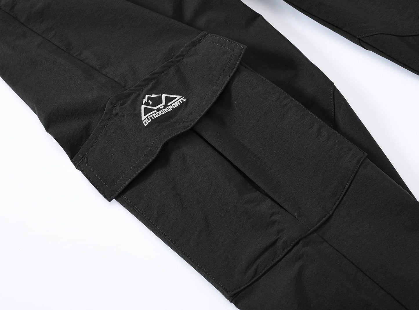 YSENTO Women's Hiking Pants Lightweight Stretch Quick Drying UPF 50 Camping Travel Work Cargo Pants 6 Pockets Black Size M