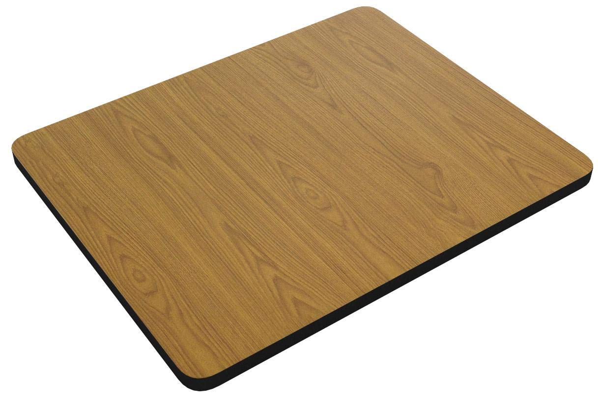Flash Furniture Glenbrook 24'' x 30'' Rectangular Table Top with Natural or Walnut Reversible Laminate Top
