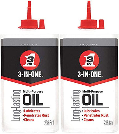 3-IN-ONE 10038 Multi-Purpose Oil 8 oz (Pack of 2)