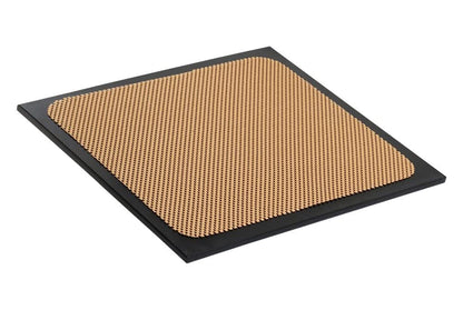 Camco 43704-A Decor Mate Stove Topper and Cutting Board - Eliminates RV and Camper Stove Top Rattling |Can be Used as a Serving Tray - Black (43704)