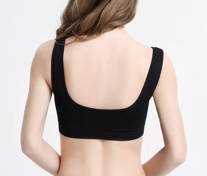 Women's Comfort Workout Sports Bra Low-Impact Activity Sleep Bras Pack of 2 3XL