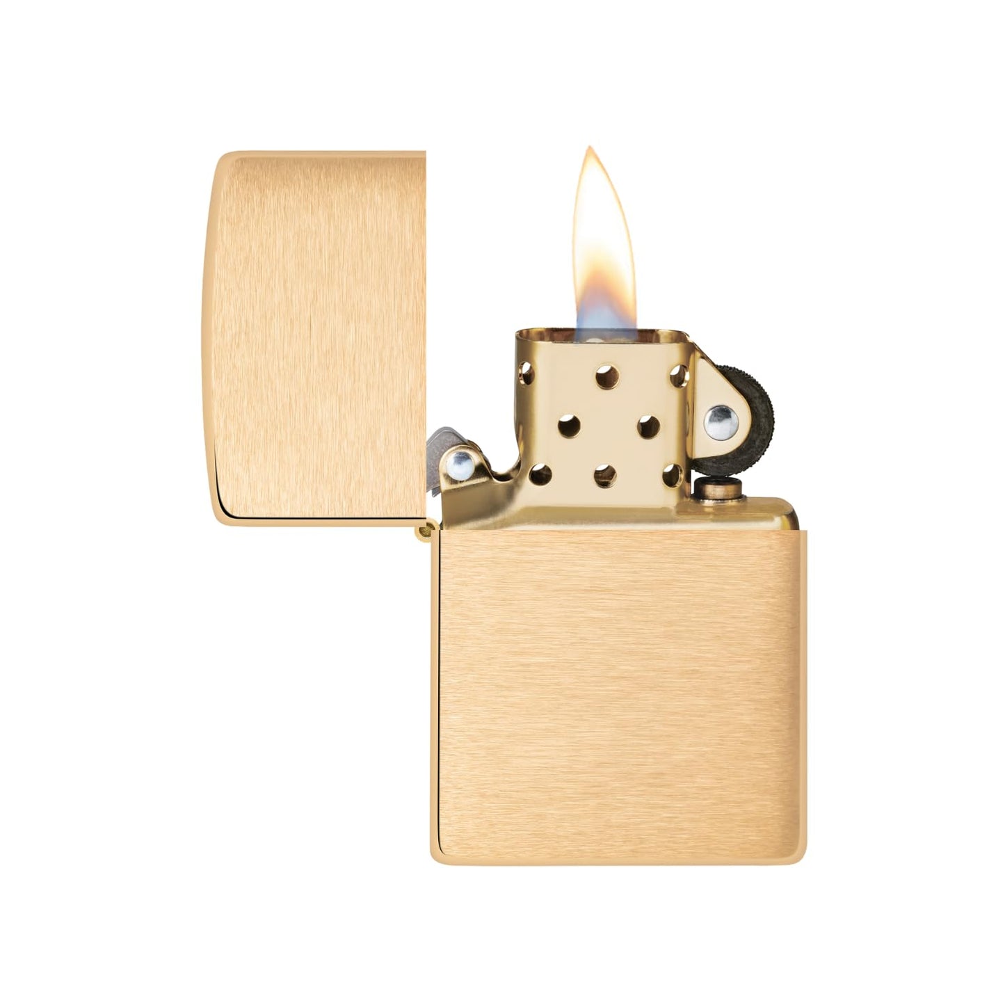 Zippo Lighter Solid brass with brushed finish