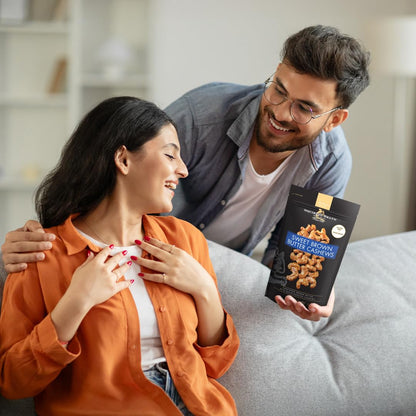 Squirrel Brand Sweet Brown Butter Cashews, 3.5 Ounces Resealable Bag, Gluten Free, Vegetarian