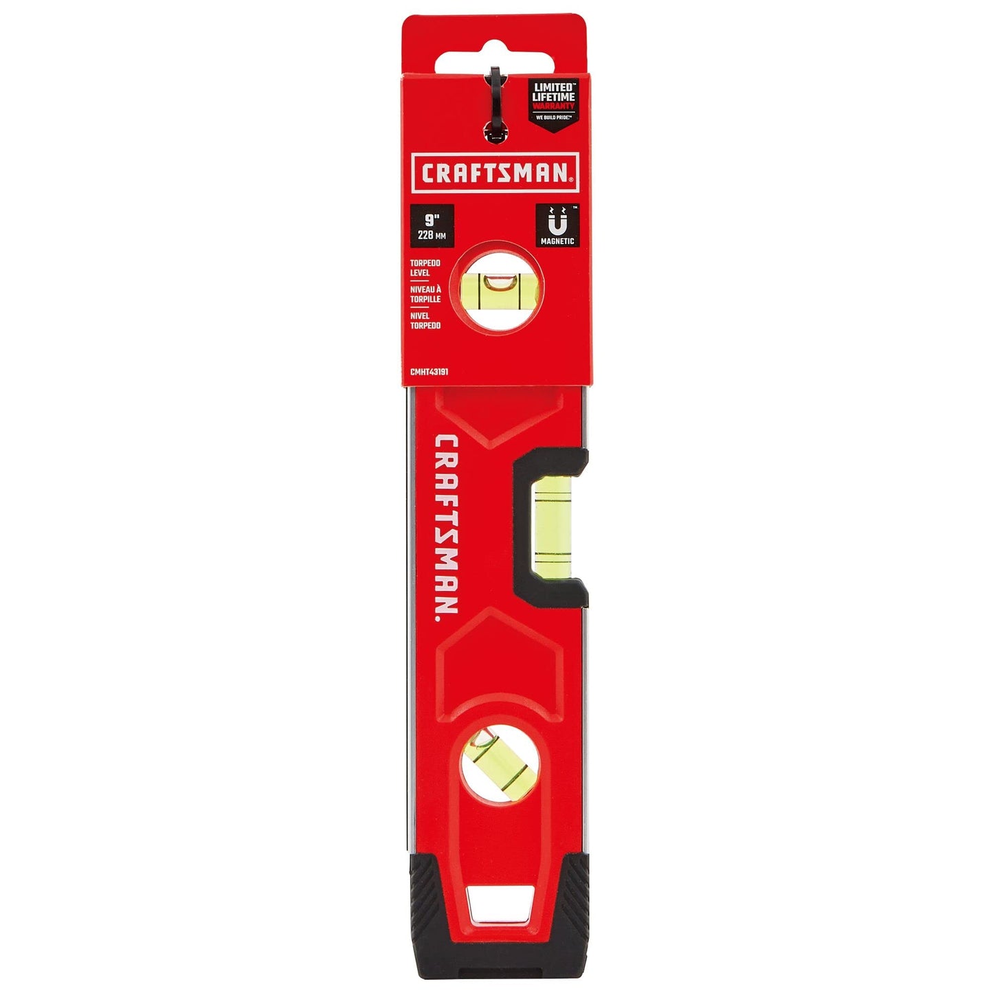 CRAFTSMAN Torpedo Level, Magnetic, 9 inch (CMHT43191)