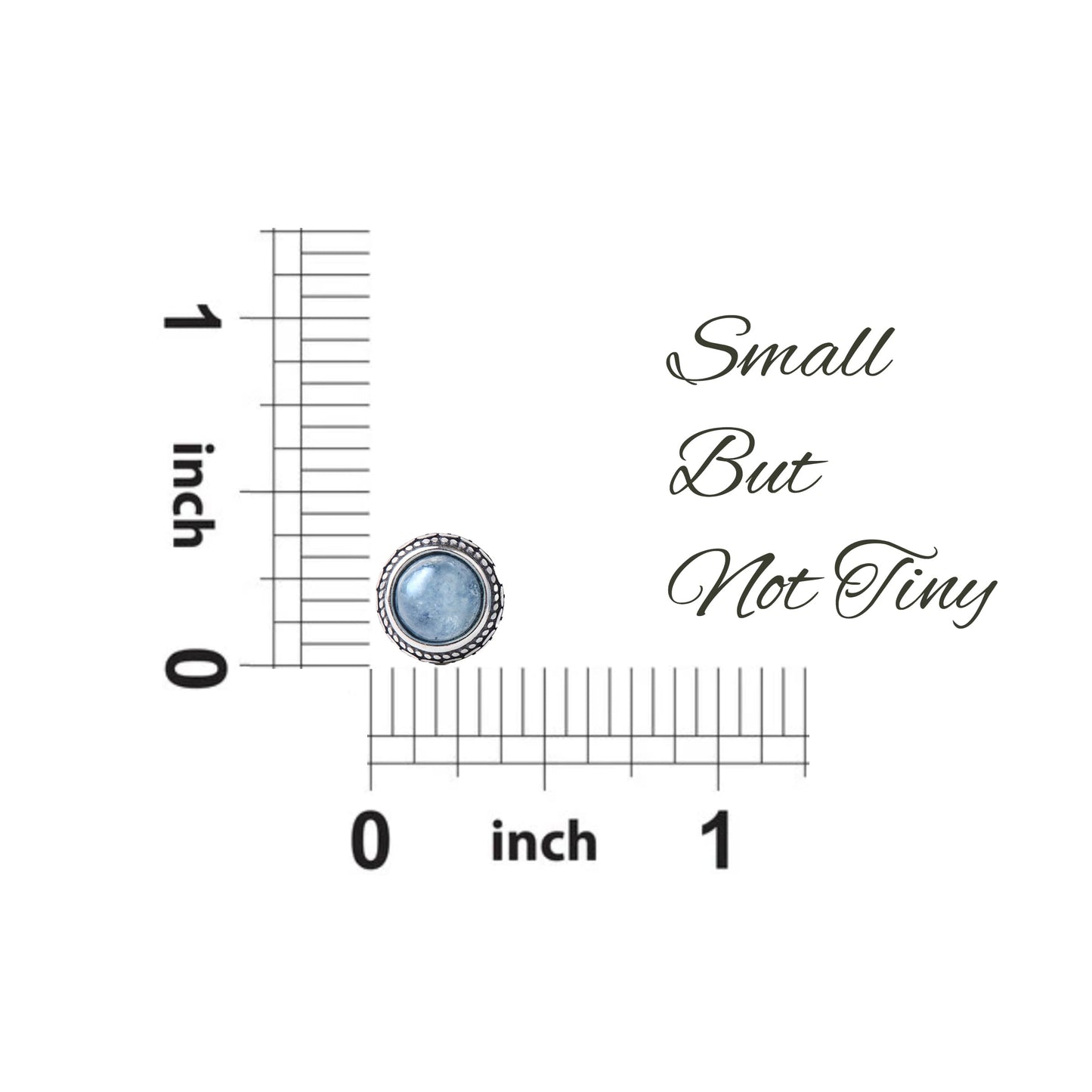 Small Genuine Blue Aquamarine 925 Sterling Silver Hypoallergenic Studs Earrings Jewelry for Women Dainty Trendy Antiqued Silver March Birthstone Gifts for Her