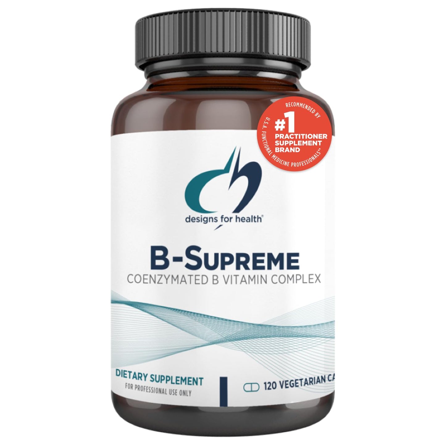 Designs for Health Methylated Vitamin B Complex - Vitamin B Supplements with B12 Vitamins, B1, B3, Niacin, B6, Folate & Biotin - Methylated Multivitamin for Metabolic + Heart Health (120 Capsules)
